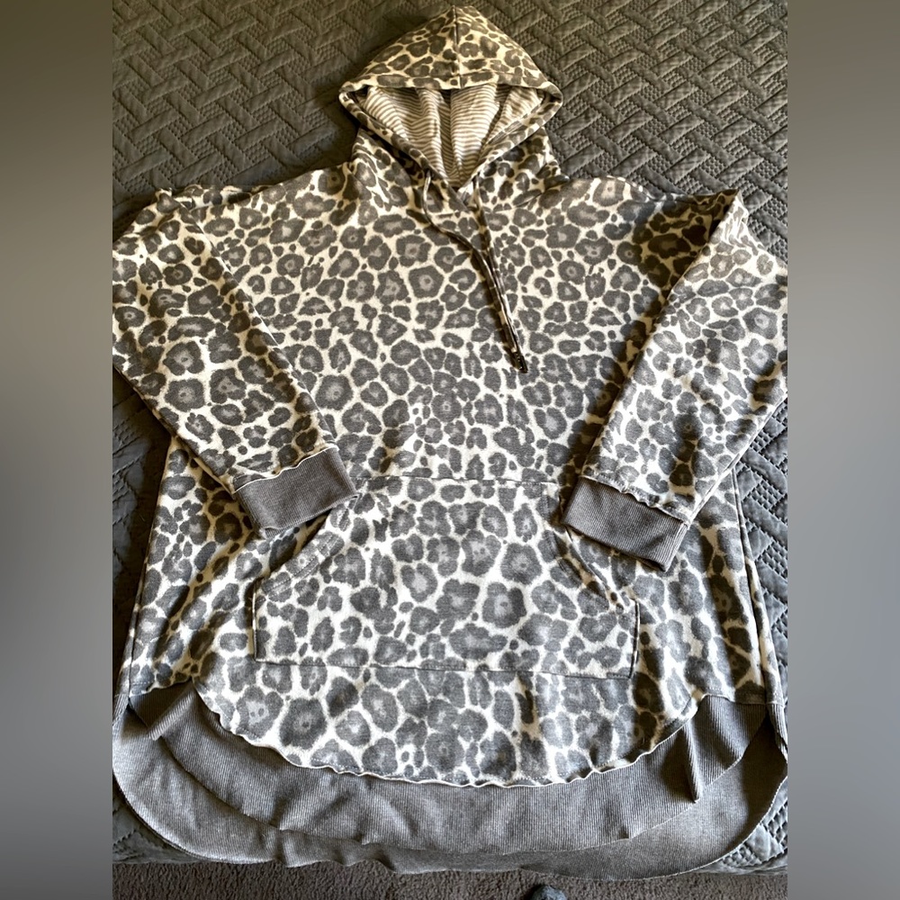 Women’s cheetah print sweatshirt from Maurice’s